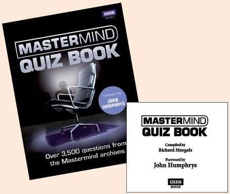 Mastermind Quiz Book Author Richard Morgale